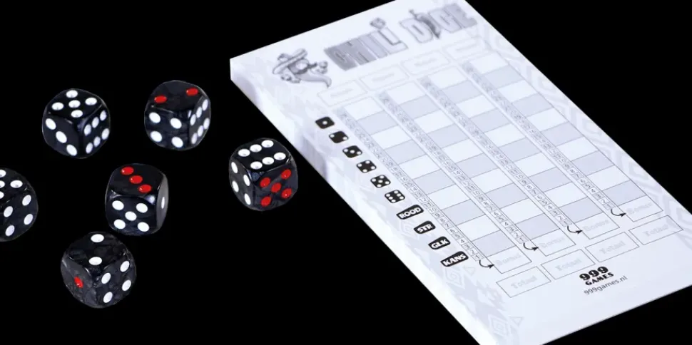 1016 Games Scoreblokken Chili Dice 3 Stuks