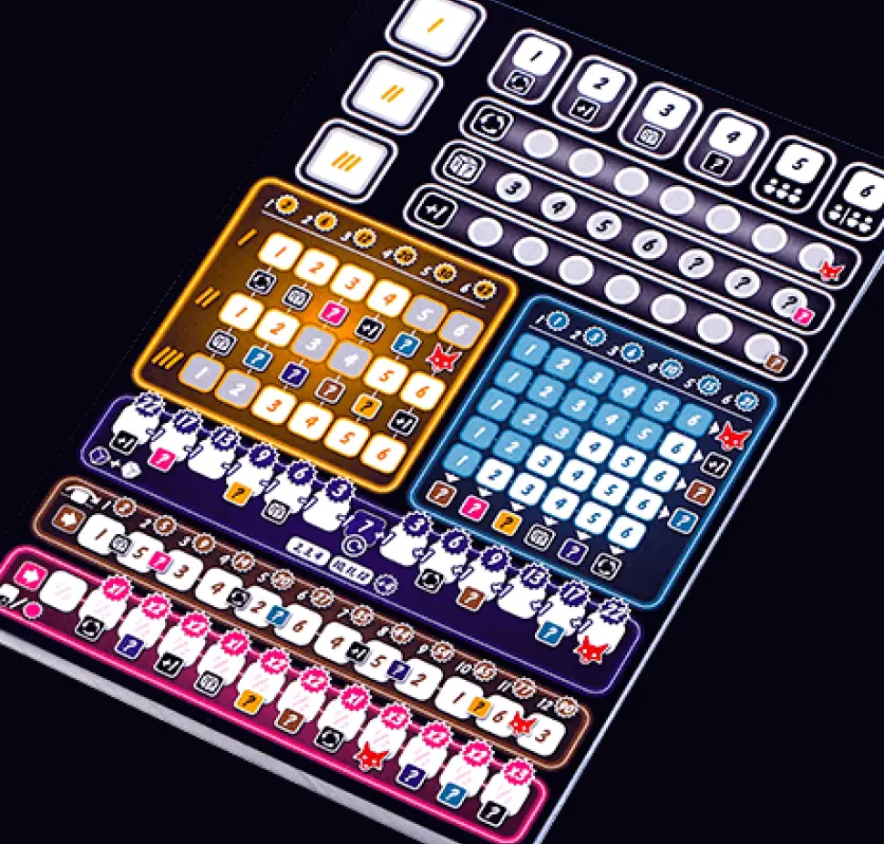 1002 Games Scoreblokken Clever tot de 3e macht