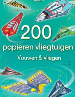 200 Papieren vliegtuigen - vouwen en vliegen