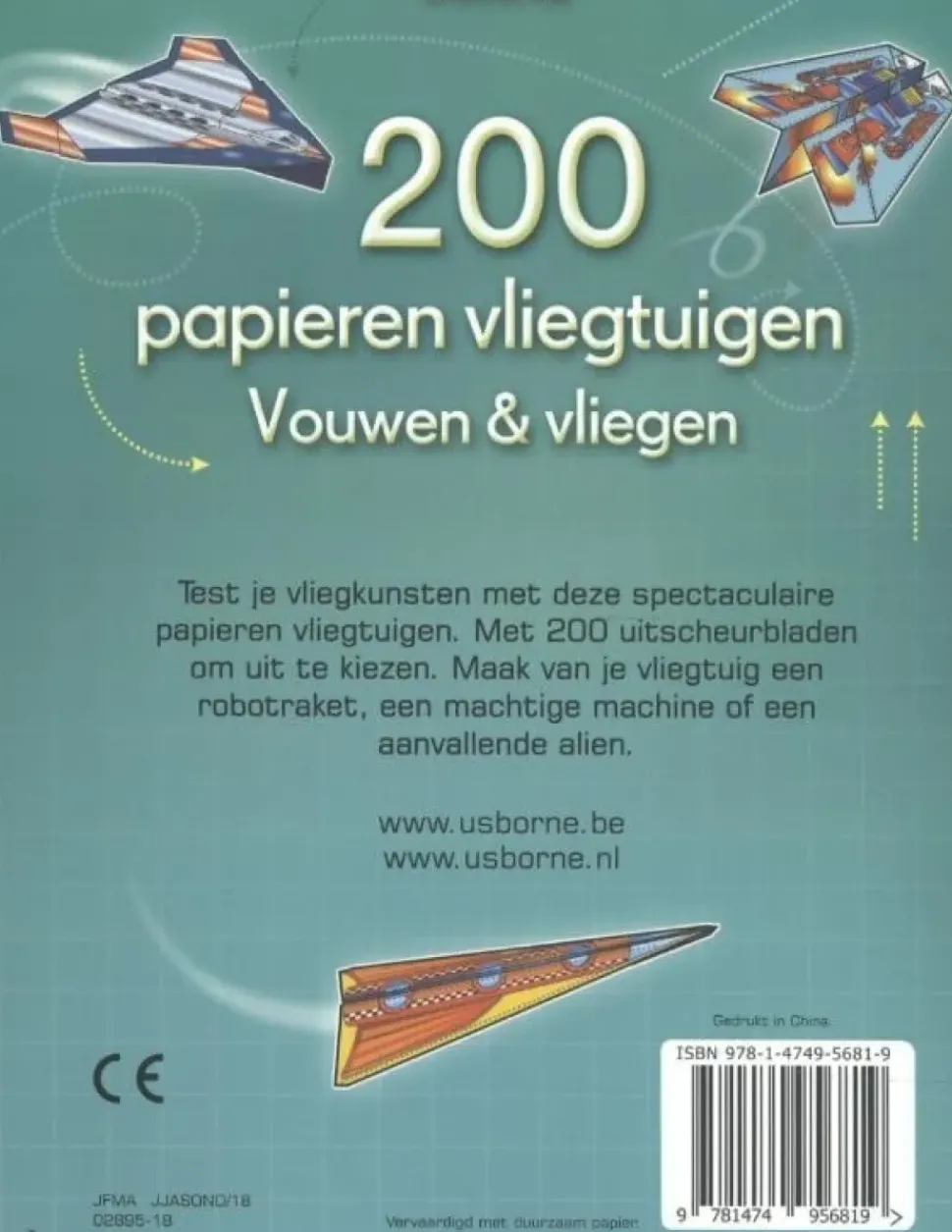 200 Papieren vliegtuigen - vouwen en vliegen