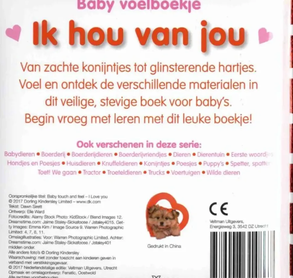Baby voelboekje Ik hou van jou
