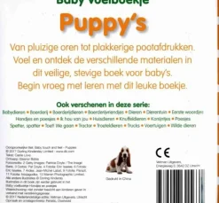 Baby voelboekje Puppy's