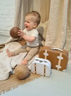 BamBam Basketbal in Bruin Vintage