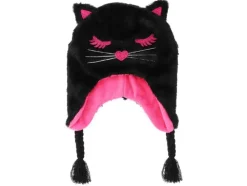 BB Klostermann Muts Kat met Vlechten Zwart