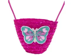 BB Klostermann Schoudertas Vlinder Fuchsia