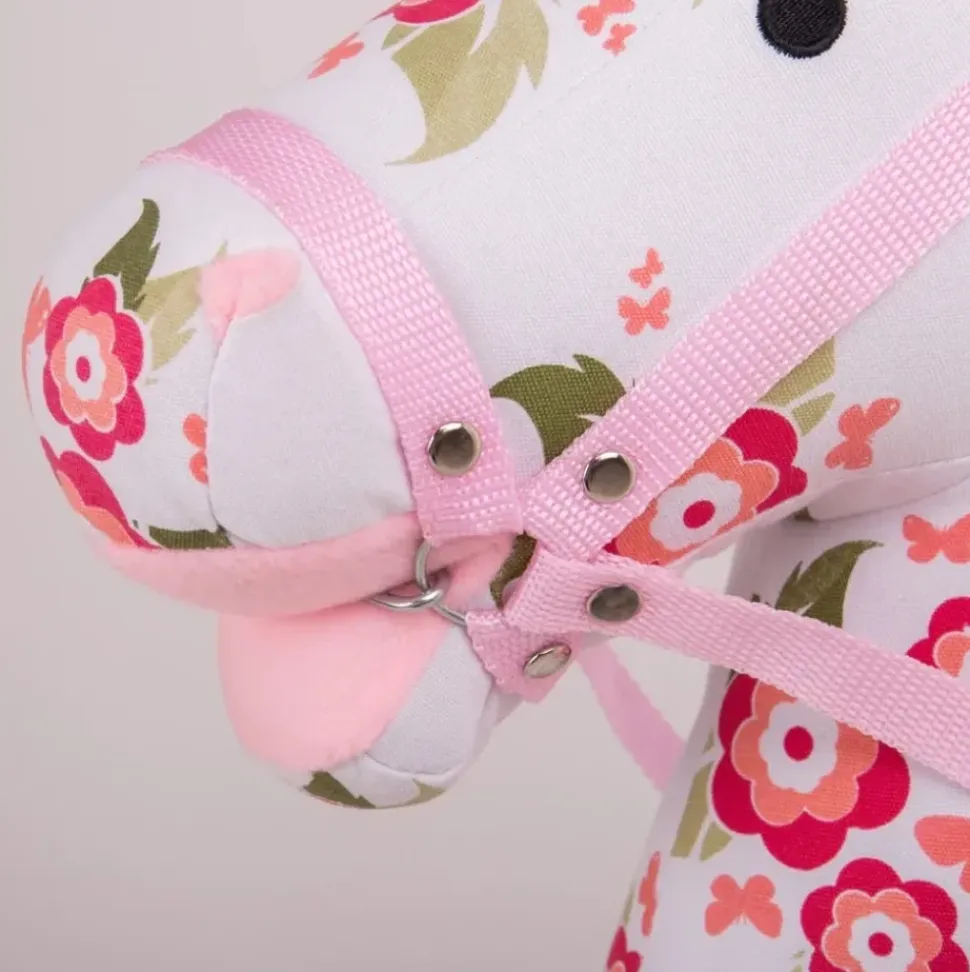 Bigjigs Stokpaard Stokroller Bloemen