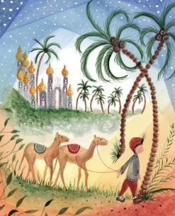 Bijdehansje Postkaart Alladin