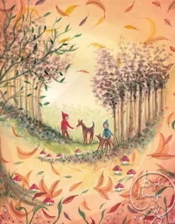 Bijdehansje Postkaart Autumn