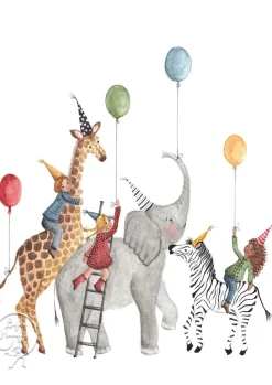 Bijdehansje Postkaart Birthday Party