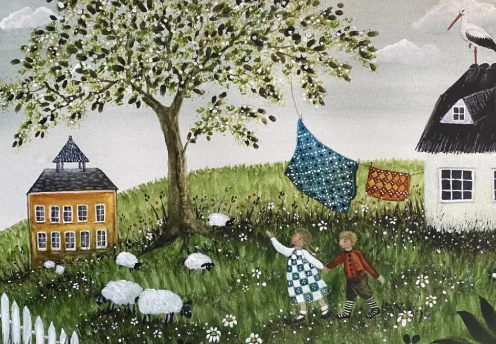 Bijdehansje Postkaart Blooming Blossom