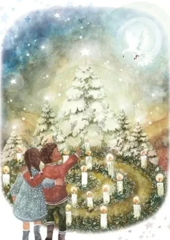 Bijdehansje Postkaart Christmas Wish