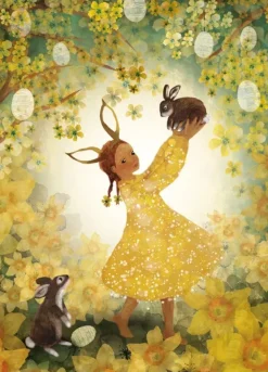 Bijdehansje Postkaart Easter Bunny