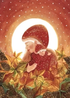 Bijdehansje Postkaart Fall in Love