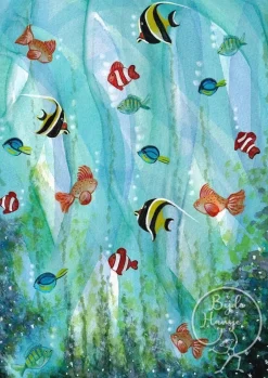 Bijdehansje Postkaart Fish