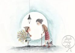 Bijdehansje Postkaart Granny