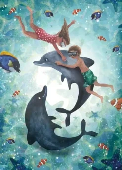 Bijdehansje Postkaart Holiday Splash