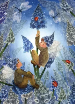 Bijdehansje Postkaart Ladybug Blues