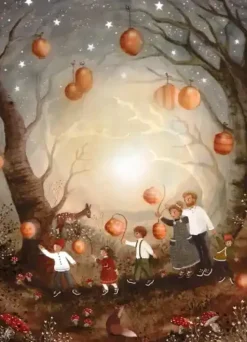 Bijdehansje Postkaart Lantern Walk