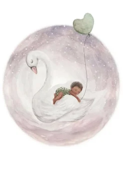 Bijdehansje Postkaart Lullababy lilac