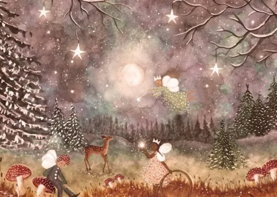 Bijdehansje Postkaart Magical Season