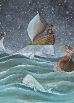 Bijdehansje Postkaart Mermaid