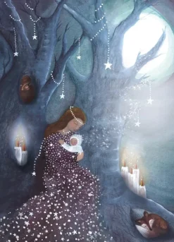 Bijdehansje Postkaart Midnight Shimmer