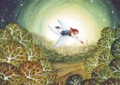 Bijdehansje Postkaart Nils Holgersson