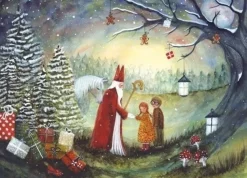 Bijdehansje Postkaart Sint Nicolaas
