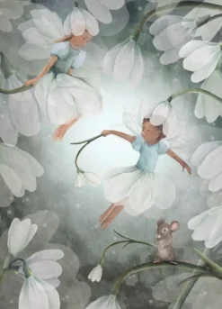 Bijdehansje Postkaart Snowdrop Wiggle