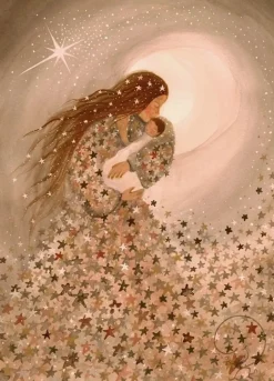 Bijdehansje Postkaart Starry Love