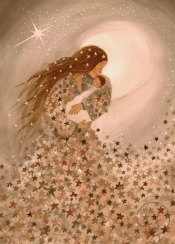 Bijdehansje Postkaart Starry Love