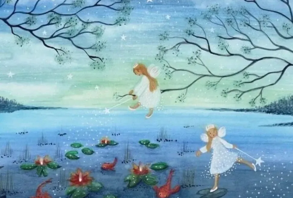 Bijdehansje Postkaart Waterfairies