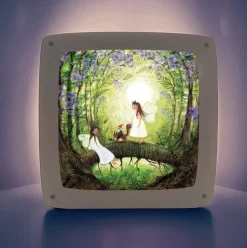 Bijdehansje Seizoensplaat Fairies with Squirrel