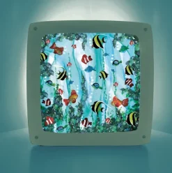 Bijdehansje Seizoensplaat Aquarium