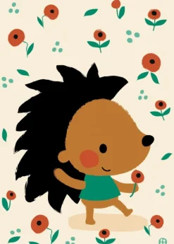 Bora Postkaart Poppy Hedgehog