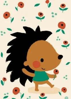 Bora Postkaart Poppy Hedgehog