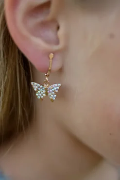 Boutique Butterfly Clip On Earrings, 2 Sets