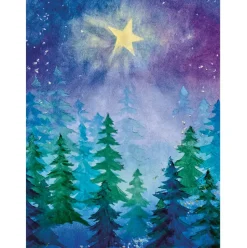 Brechtje Duijzer Ansichtkaart Winternacht