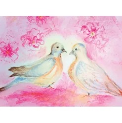 Brechtje Duijzer Ansichtkaart Duifjes