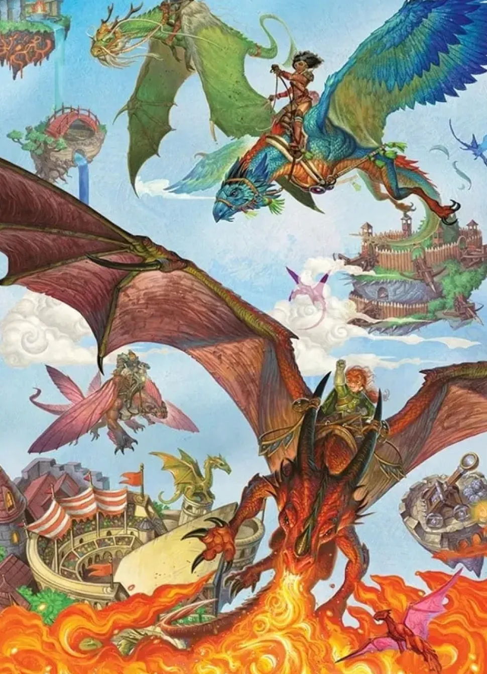 Cobble Hill Familiepuzzel Dragon Flight 350 pcs