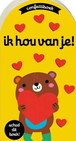 Confetti boeken - Ik hou van je!