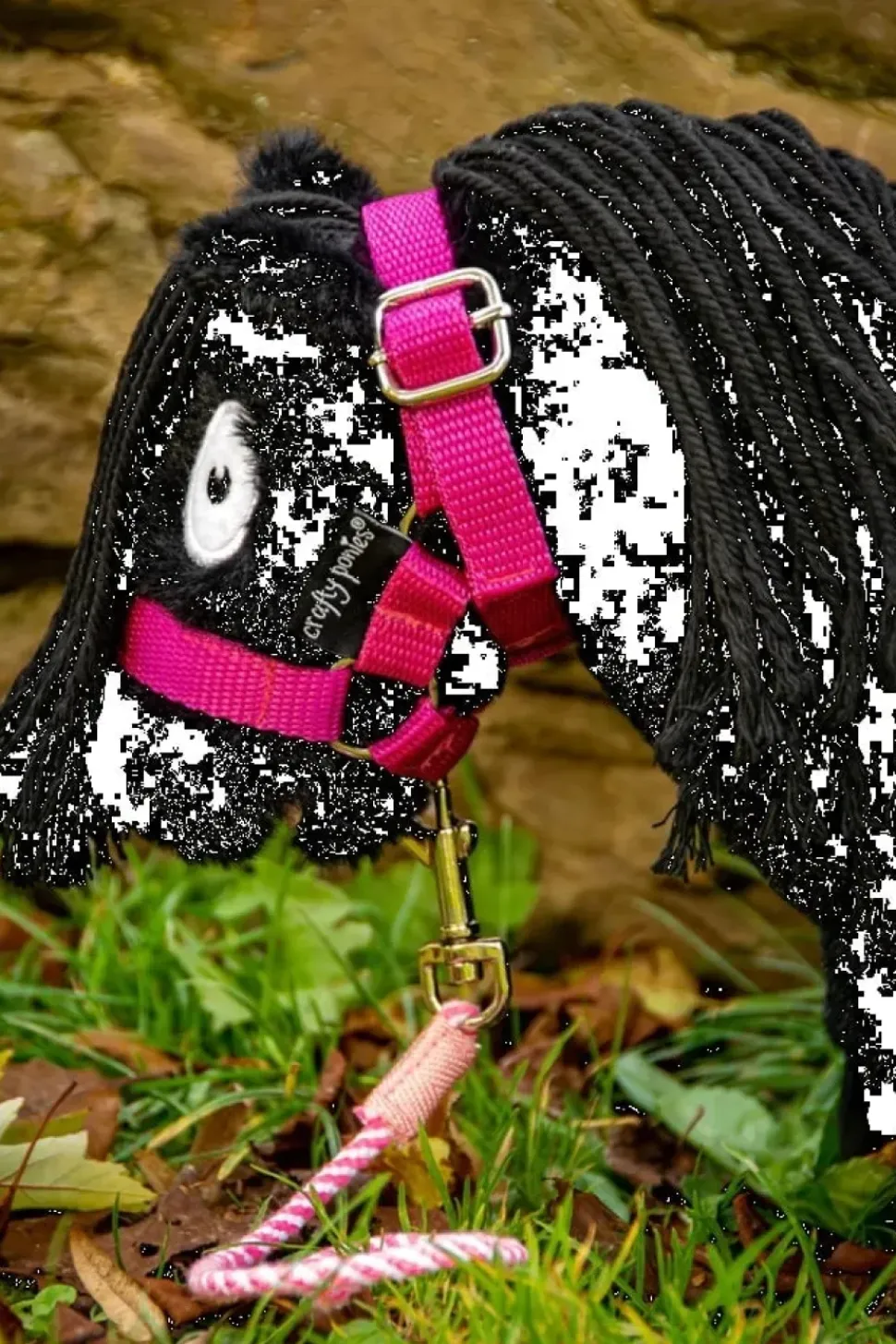 crafty ponies Halstertouw Roze