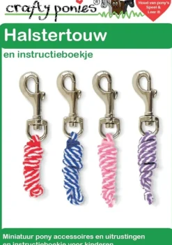 crafty ponies Halstertouw Roze