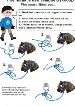 crafty ponies Halstertouw Blauw