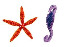 Creagami Origami Set Zeedieren 3D 4-delig