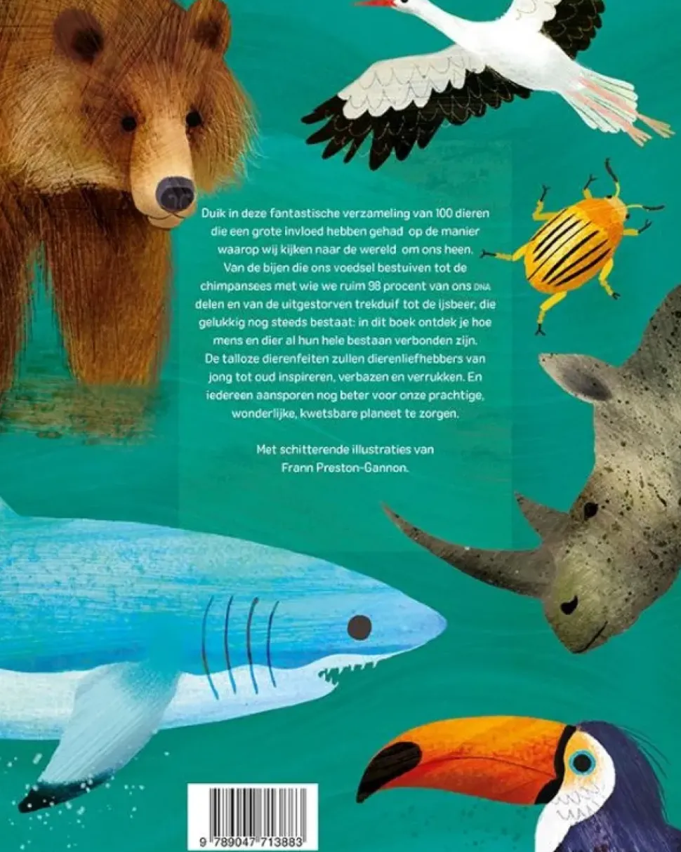 De wereldgeschiedenis in 100 dieren