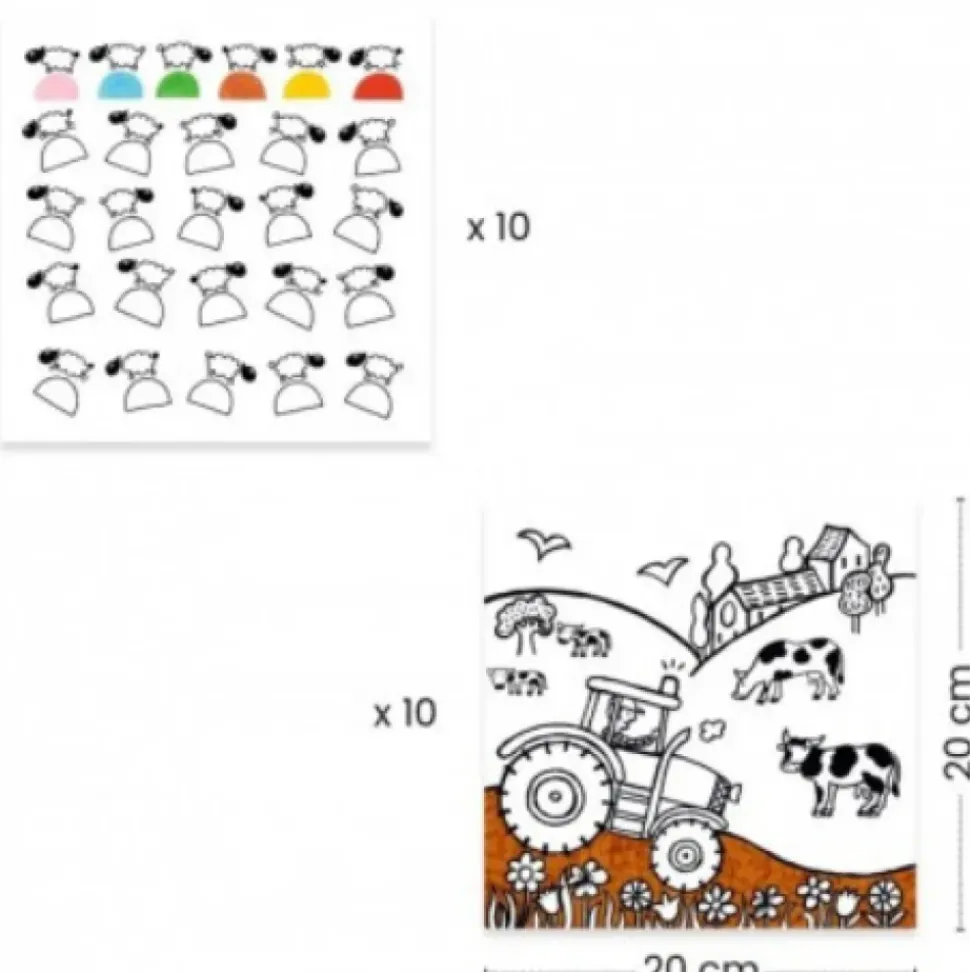 Djeco Kleurplaten Boerderij