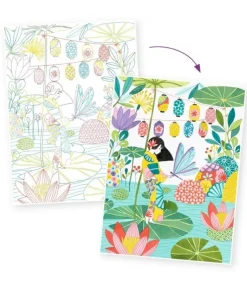 Djeco Kleurplaten Japen in Portfolio Map 3-delig