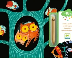 Djeco Kraskaarten Learning about animals