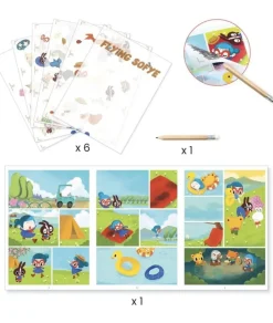 Djeco Krasplaatjes Flying Sofye